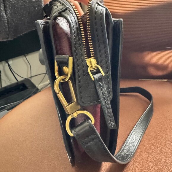 Fossil Ryder Leather Satchel - Fig Colour - Picture 7 of 7